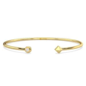 Lands Collection Canadian Diamond Earth Bangle Bracelet | Origin in Yellow Gold