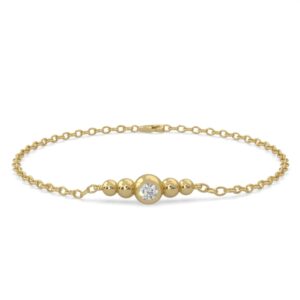 Lands Collection Canadian Diamond Spirit Bracelet | Origin in Yellow Gold