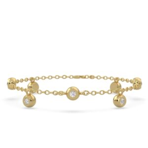 Lands Collection Canadian Diamond Spirit Bracelet | Summit in Yellow Gold