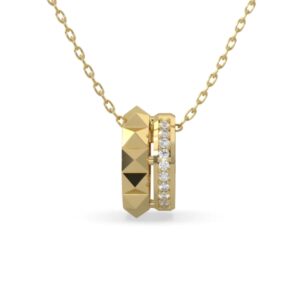 Lands Collection Canadian Diamond Earth Pendant | Ascent in Yellow Gold