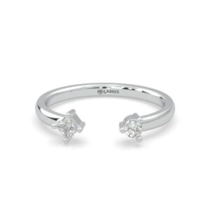 Lands Collection Canadian Diamond Ice Ring | Ascent in White Gold