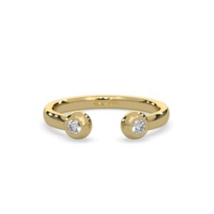 Lands Collection Canadian Diamond Spirit Ring | Ascent in Yellow Gold
