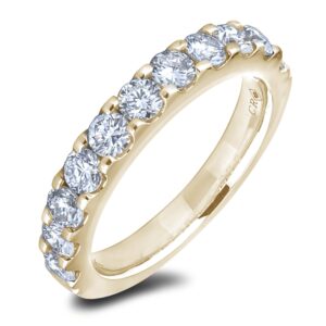 1.29 Carat TW Diamond Anniversary Ring in 14K Yellow Gold
