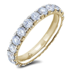 De Beers Forevermark Diamond Classic Eternity Ring in 18K Yellow Gold