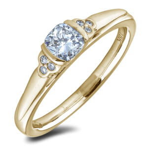 De Beers Forevermark Diamond Engagement Ring in 18K Yellow Gold